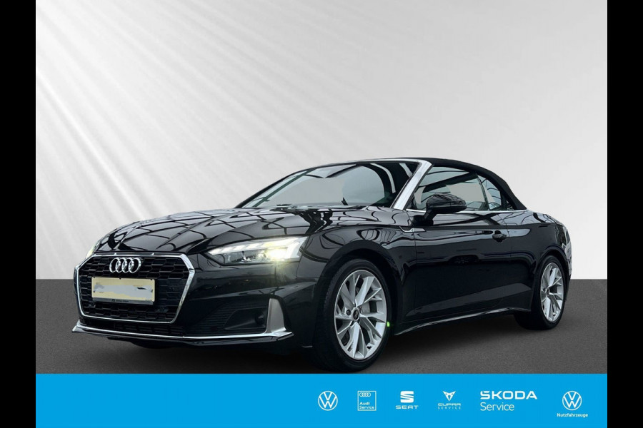 Audi A5 Cabriolet 40 TFSI Advanced ** MATRIX, VIRTUAL, LEDER, NEKVERW, MASSAGE, ACC, 18-inch LMV ** 1e EIG - UNFALLFREI ** ** INFORMEER OOK NAAR ONZE AANTREKKELIJKE FINANCIAL-LEASE TARIEVEN **