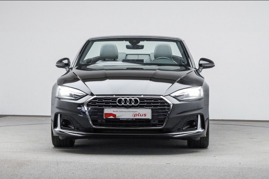 Audi A5 Cabriolet 40 TFSI Advanced ** MATRIX, VIRTUAL, LEDER, NEKVERW, MASSAGE, ACC, 18-inch LMV ** 1e EIG - UNFALLFREI ** ** INFORMEER OOK NAAR ONZE AANTREKKELIJKE FINANCIAL-LEASE TARIEVEN **