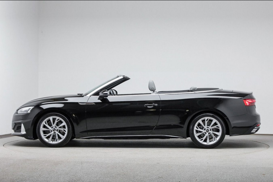 Audi A5 Cabriolet 40 TFSI Advanced ** MATRIX, VIRTUAL, LEDER, NEKVERW, MASSAGE, ACC, 18-inch LMV ** 1e EIG - UNFALLFREI ** ** INFORMEER OOK NAAR ONZE AANTREKKELIJKE FINANCIAL-LEASE TARIEVEN **