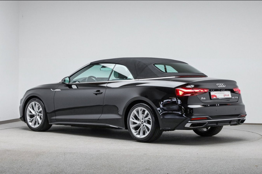 Audi A5 Cabriolet 40 TFSI Advanced ** MATRIX, VIRTUAL, LEDER, NEKVERW, MASSAGE, ACC, 18-inch LMV ** 1e EIG - UNFALLFREI ** ** INFORMEER OOK NAAR ONZE AANTREKKELIJKE FINANCIAL-LEASE TARIEVEN **