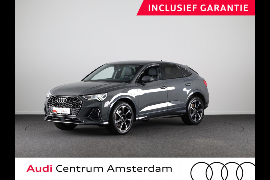 Audi Q3 Sportback 45 TFSI e S Edition Private lease vanaf €825,- pm | 245 pk S-tronic  | Verlengde garantie | Navigatie | Parkeersensoren | Adaptieve cruise control | Stoelverwarming |