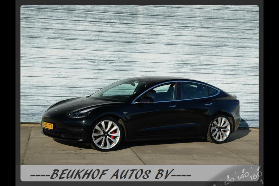 Tesla Model 3 Performance AWD 75 kWh 462Pk 20Inch Autopilot3