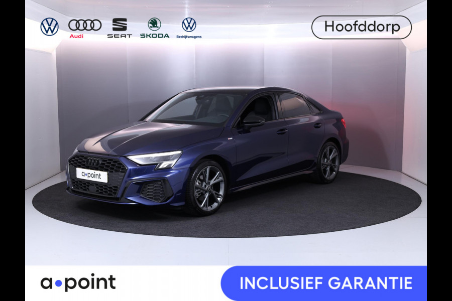Audi A3 Limousine 30 TFSI S edition 110 pk S-tronic | Verlengde garantie | Navigatie | Parkeersensoren achter | Adaptieve cruise control | Full-LED koplampen | S-line |