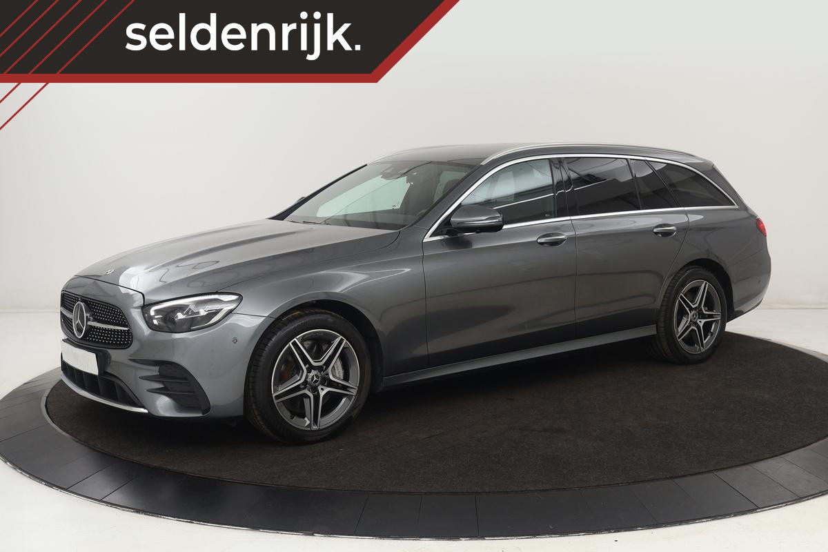 Mercedes-Benz E-Klasse 300e AMG | Adaptive cruise | 360 camera | Trekhaak | Stoelverwarming | Matrix LED | Keyless | Leder/Alcantara | Widescreen | Navigatie | Sfeerverlichting