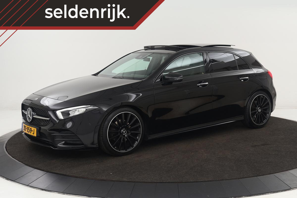 Mercedes-Benz A-Klasse 200 AMG | Panoramadak | Carplay | Stoelverwarming | Keyless | Leder/Alcantara | Camera | Sfeerverlichting | Widescreen | Full LED Mercedes-Benz A-Klasse 200 AMG | Panoramadak | Carplay | Stoelverwarming | Keyless | Leder/Alcantara | Camera | Sfeerverlichting | Widescreen | Full LED