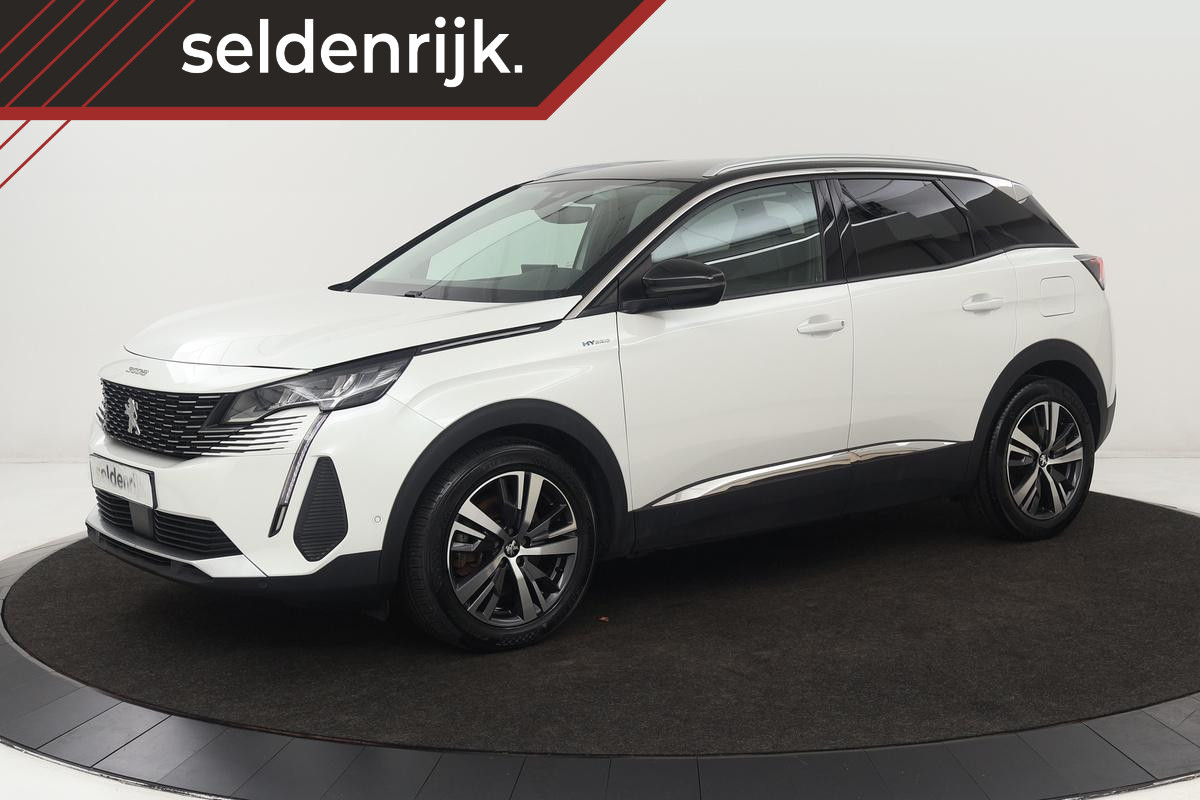 Peugeot 3008 1.6 HYbrid 225 Allure | Stoelverwarming | Adaptive cruise | Camera | Carplay | Half leder | Navigatie | PDC | Sfeerverlichting | Full LED Peugeot 3008 1.6 HYbrid 225 Allure | Stoelverwarming | Adaptive cruise | Camera | Carplay | Half leder | Navigatie | PDC | Sfeerverlichting | Full LED