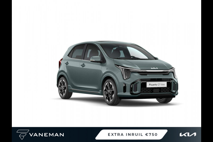 Kia Picanto 1.0 DPI GT-Line | Apple Carplay/Android Auto | Elektrisch schuif-/kanteldak