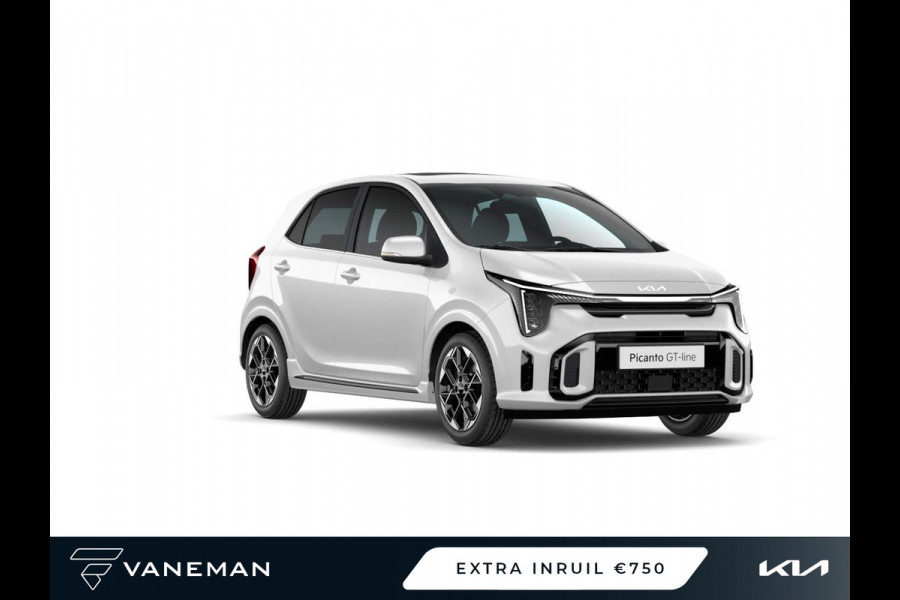 Kia Picanto 1.0 DPI GT-Line | Buitenspiegels elektrisch verstel- en verwarmbaar | Voorstoelen verwarmd