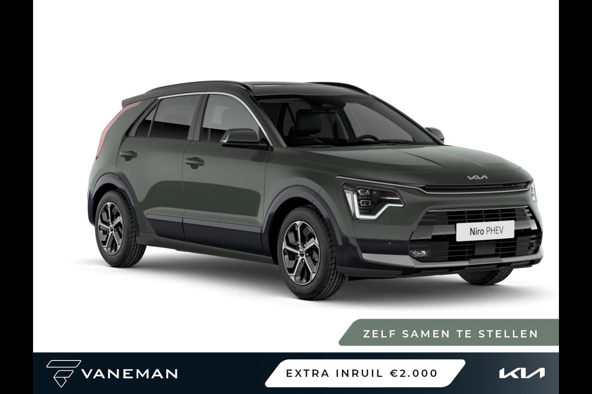 Kia Niro 1.6 GDi PHEV DynamicLine | Cruise control adaptief met Stop&Go en stuurhulp | Zelf samenstellen Kia Niro 1.6 GDi PHEV DynamicLine | Cruise control adaptief met Stop&Go en stuurhulp | Zelf samenstellen