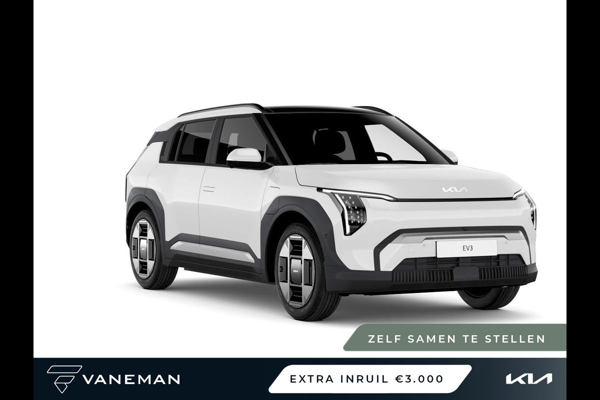 Kia EV3 Air 81.4 kWh | Lichtmetalen velgen 17" | Zelf samenstellen Kia EV3 Air 81.4 kWh | Lichtmetalen velgen 17" | Zelf samenstellen