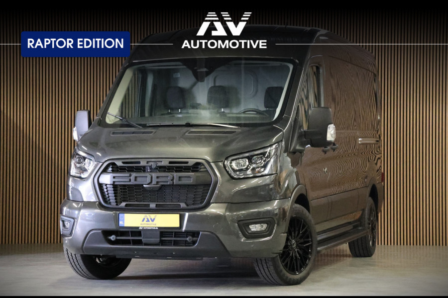 Ford Transit 350 2.0 TDCI L3H2 165PK AUT Limited | BPM VRIJ | L+R Schuifdeur | 360 Camera | ACC | Navigatie | Bi-Xenon | Lane assist | BLIS | CarPlay | Trekhaak | 3-Zitter| Facelift model MY2025