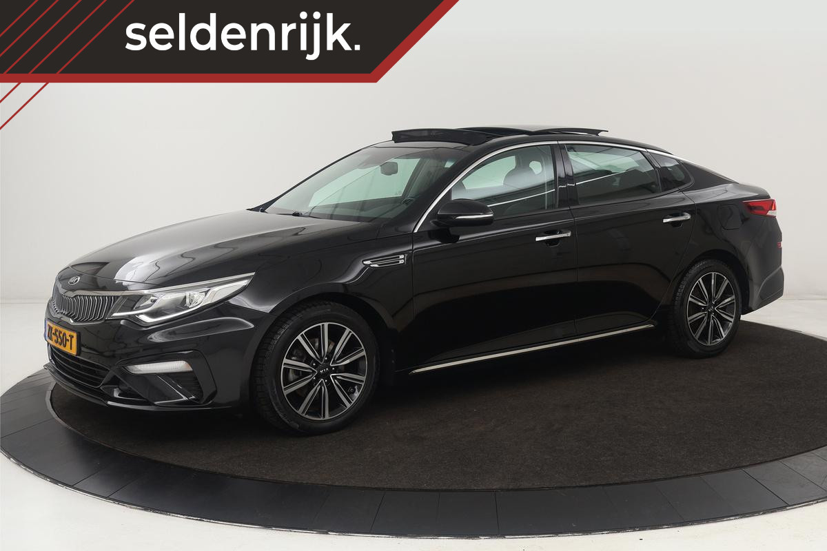 Kia Optima 1.6 T-GDI DynamicPlusLine | Panoramadak | Harman/Kardon | Stoelverwarming | Carplay | Camera | Half leder | Stuurverwarming | Navigatie Kia Optima 1.6 T-GDI DynamicPlusLine | Panoramadak | Harman/Kardon | Stoelverwarming | Carplay | Camera | Half leder | Stuurverwarming | Navigatie