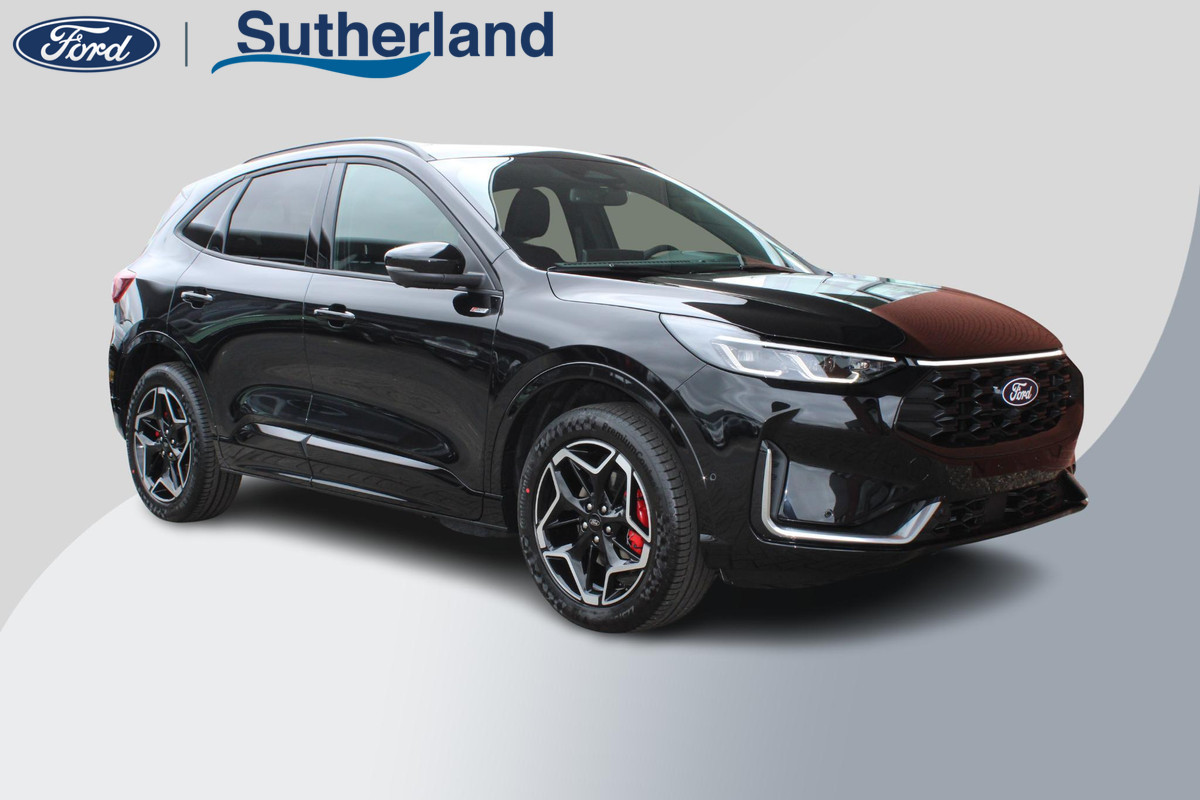 Ford Kuga 2.5 PHEV ST-Line X | Panoramadak + Technology Pack + Winter Pack + Wegklapbare trekhaak + 19 inch lichtmetalen velgen | Agate black | 2.100 kg trekgewicht | Prijs incl. 4.000 EU Ford voordeel Ford Kuga 2.5 PHEV ST-Line X | Panoramadak + Technology Pack + Winter Pack + Wegklapbare trekhaak + 19 inch lichtmetalen velgen | Agate black | 2.100 kg trekgewicht | Prijs incl. 4.000 EU Ford voordeel