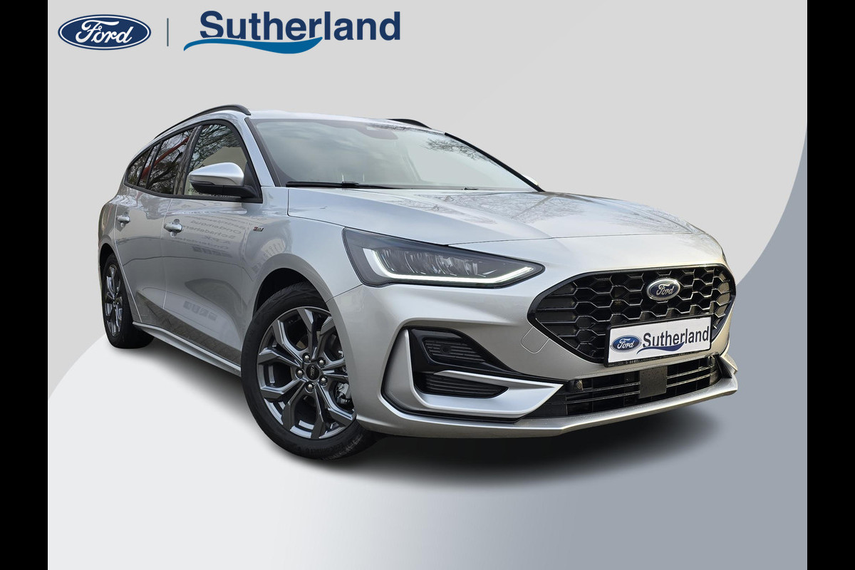 Ford Focus 1.0 EcoBoost Hybrid ST Line Wagon 155pk Automaat SCI | Winter Pack | Moondust Silver | 12.3 inch personaliseerbare Digital Cockpit | Achteruitrijcamera | Draadloos opladen mobiele telefoon | Ford Keyless Entry Ford Focus 1.0 EcoBoost Hybrid ST Line Wagon 155pk Automaat SCI | Winter Pack | Moondust Silver | 12.3 inch personaliseerbare Digital Cockpit | Achteruitrijcamera | Draadloos opladen mobiele telefoon | Ford Keyless Entry
