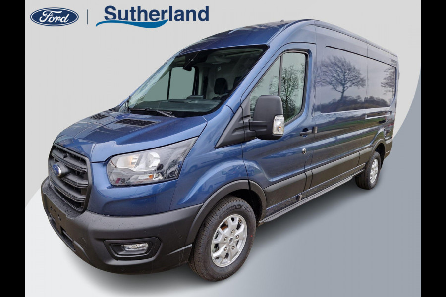 Ford Transit 350 2.0 TDCI L3H2 Trend 170 PK SCI |Geen BPM voor de zakelijke rijder! | SYNC 4 scherm | 16 inch lichtmetalen velgen | Led laadruimteverlichting | S&C pack 1 | Trekhaak| Reservewiel|