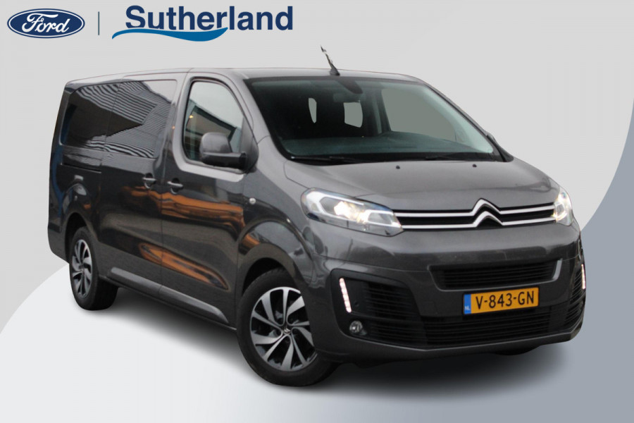 Citroën Jumpy 2.0 BlueHDI 120 Business XL DC S&S Zuid | Dubbele Cabine | Xenon | Stoelverwarming | Dodehoeksensoren | Trekhaak | Navigatie |