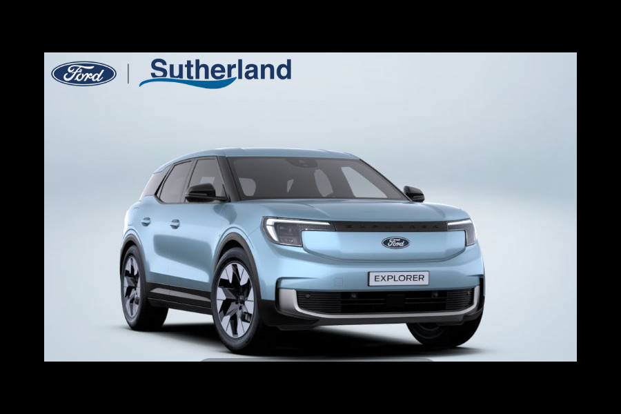 Ford Explorer Premium Extended Range RWD 77 kWh Ford Voorraad Arctic Blue