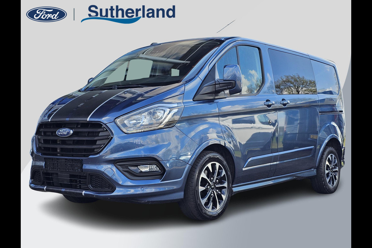 Ford Transit Custom 320 2.0 TDCI L1H1 Sport DC 185pk Automaat | DC | Dubbele Cabine | Adaptive cruise control | Dubbele schuifdeur | Trekhaak | Camera | Navigatie | Stoel-Stoel | Stoelverwarming Ford Transit Custom 320 2.0 TDCI L1H1 Sport DC 185pk Automaat | DC | Dubbele Cabine | Adaptive cruise control | Dubbele schuifdeur | Trekhaak | Camera | Navigatie | Stoel-Stoel | Stoelverwarming