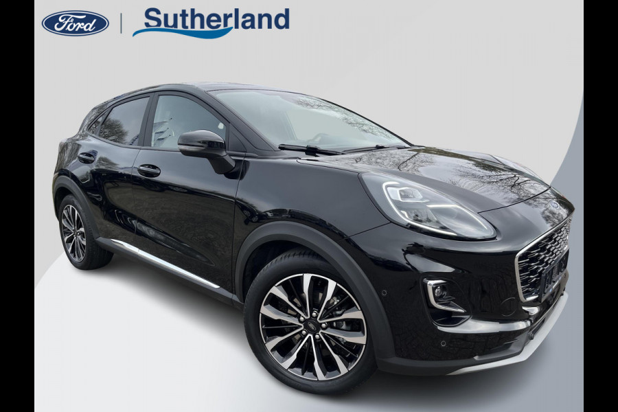 Ford Puma 1.0 EcoBoost Hybrid Titanium X | 155pk Automaat | Panoramadak | Adaptive cruise control | Winter-pack | Full-LED koplampen | Handsfree bedienbare achterklep | Dodehoeksensoren