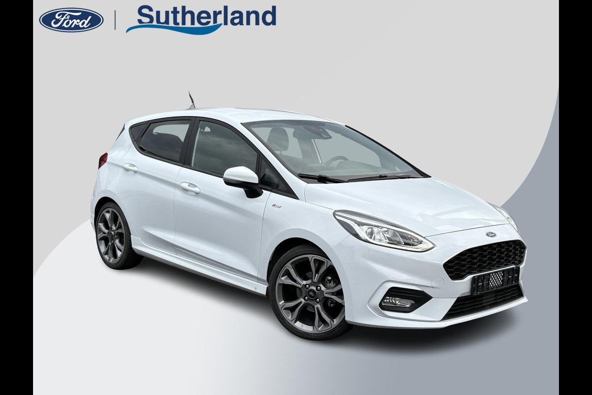 Ford Fiesta 1.0 EcoBoost ST-Line | 18 inch | Privacy Glass | Scherm met Carplay/Android Auto | Parkeersensoren Ford Fiesta 1.0 EcoBoost ST-Line | 18 inch | Privacy Glass | Scherm met Carplay/Android Auto | Parkeersensoren