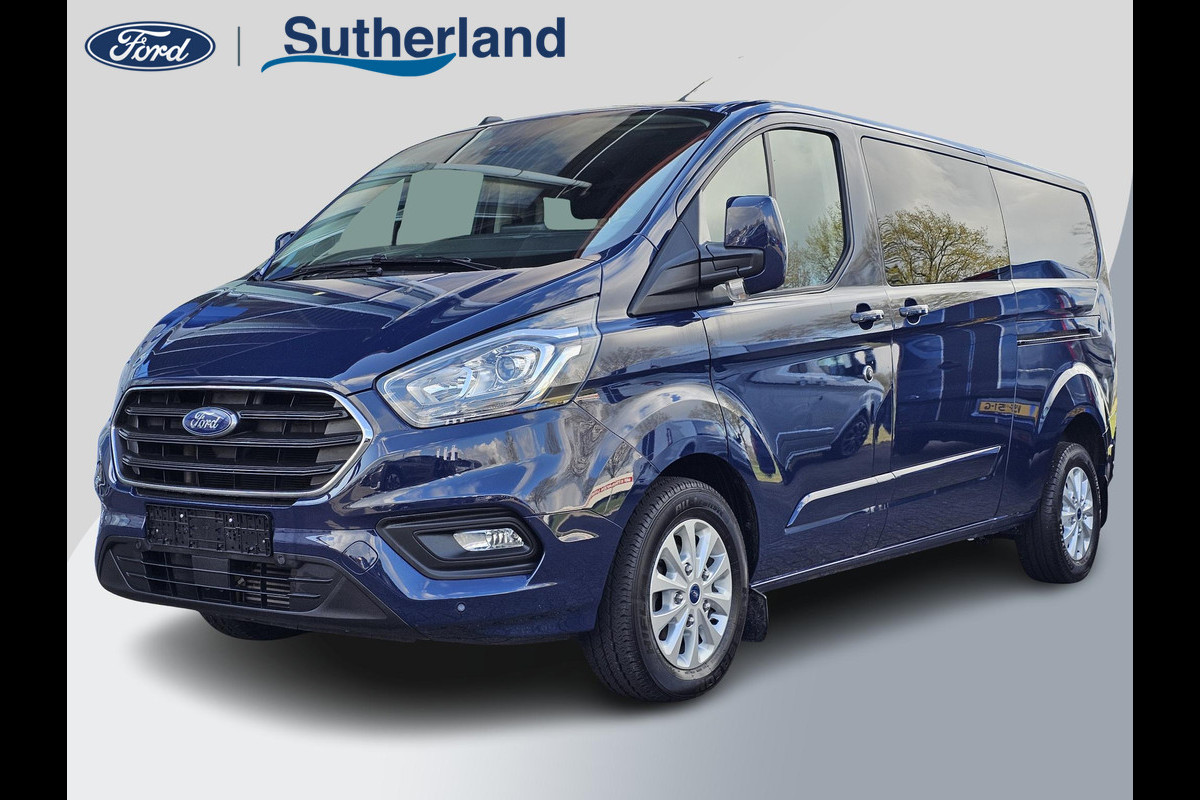 Ford Transit Custom 300 2.0 TDCI L2H1 Limited DC Automaat | Dubbele Cabine | 5-persoons | Adaptive cruise control | Camera | Navigatie Ford Transit Custom 300 2.0 TDCI L2H1 Limited DC Automaat | Dubbele Cabine | 5-persoons | Adaptive cruise control | Camera | Navigatie