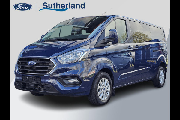 Ford Transit Custom 300 2.0 TDCI L2H1 Limited DC Automaat | Dubbele Cabine | 5-persoons | Adaptive cruise control | Camera | Navigatie