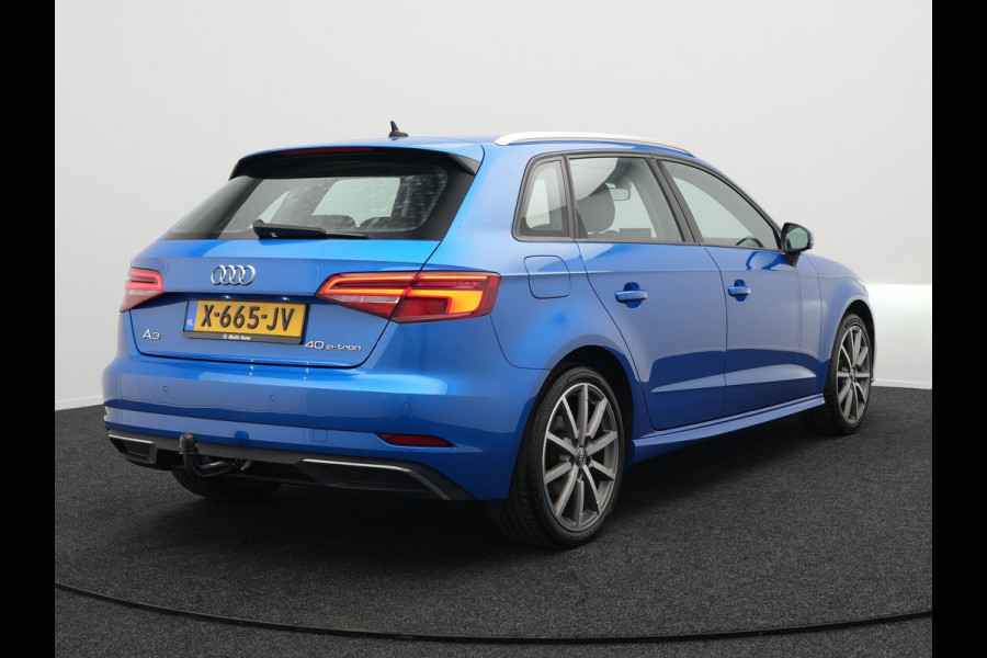 Audi A3 Sportback 40 e-tron Advance Sport Plug In Hybrid | PHEV | Trekhaak Afneembaar | Navi | Adaptive Cruise | Sportstoelen Verwarmend | Spraakbediening |