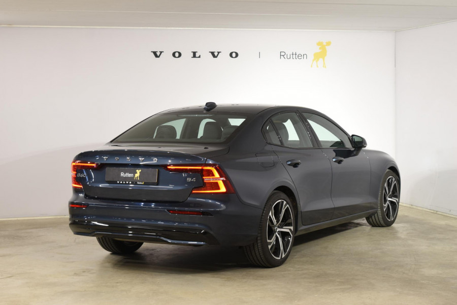 Volvo S60 B4 211PK Automaat Plus Dark / Adaptieve cruise control / Elektrische stoelen / Stoel-Stuurverwarming / Nappa Leder / Park - Pilotassist / Volvo On Call