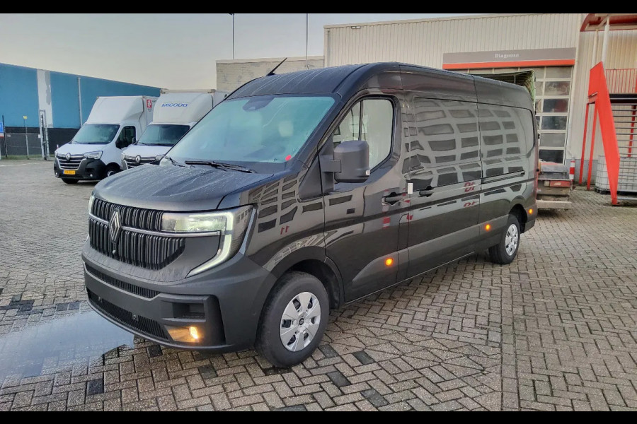 Renault Master 150.35 EURO 6 L3H2 GESLOTEN ZWART METALLIC - 2x ZIJSCHUIFDEUR - V-10-KNG - BPM VRIJ!