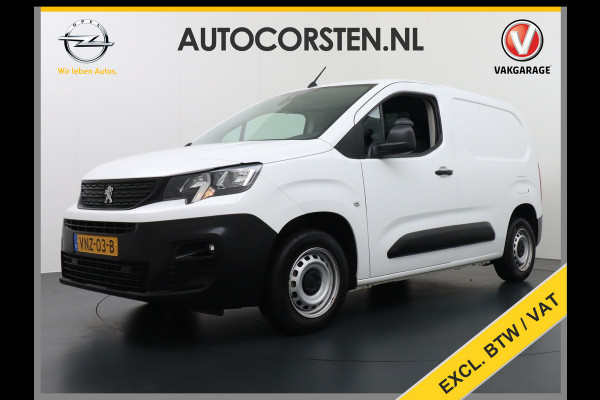 Peugeot Partner 1.5HDI 102PK Apple Android Carplay Navi Airco Cruise Control Pdc DAB Bluetooth Carkit Premium Schuifdeur Achterdeuren met ruit Connected Electr.ramen en Spiegels CV-Afstandbediend Euro 6 1.500kg trekvermogen! 250NM