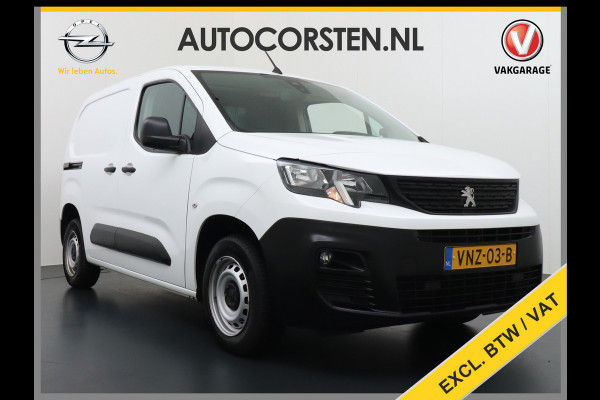 Peugeot Partner 1.5HDI 102PK Apple Android Carplay Navi Airco Cruise Control Pdc DAB Bluetooth Carkit Premium Schuifdeur Achterdeuren met ruit Connected Electr.ramen en Spiegels CV-Afstandbediend Euro 6 1.500kg trekvermogen! 250NM