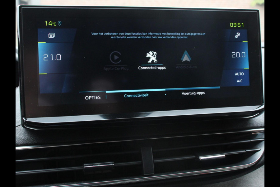 Peugeot 3008 1.6 HYbrid4 300 Blue Lease GT Climate control Adaptive cruise control Parkeersensoren Camera LED Apple Carplay/ Android Auto Keyless Navigatie
