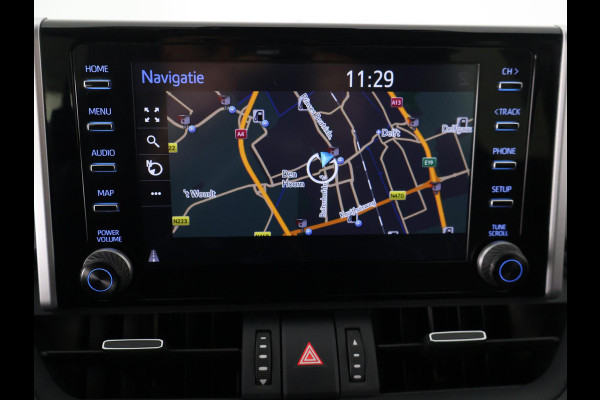 Toyota RAV4 2.5 HYBRID 4WD BUSINESS BLEULINE BI-TONE AWD. NAVI.CARPLAY.PDC.1650 KG TREKGEWICHT. GARANTIE TOT 2030!
