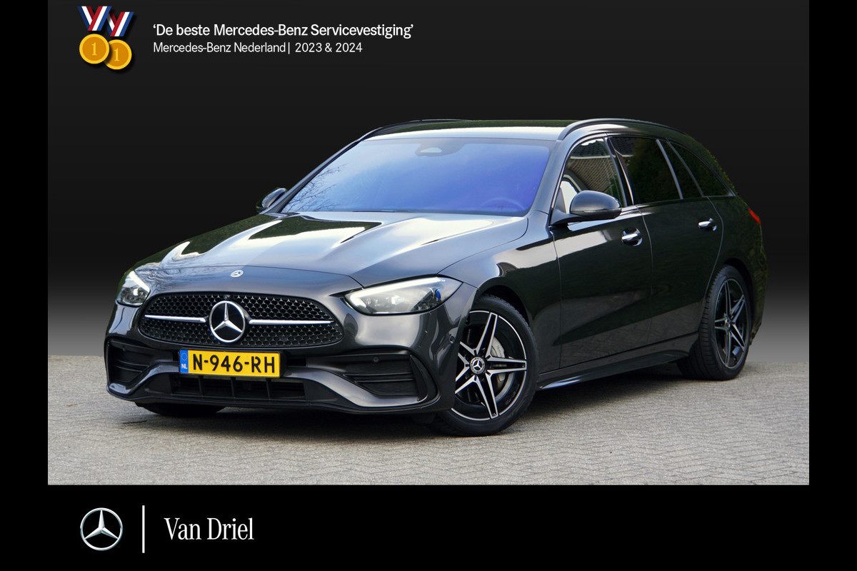 Mercedes-Benz C-Klasse Estate C 200 d AMG Line Night Estate | Memory Sound Keyless Trekhaak Mercedes-Benz C-Klasse Estate C 200 d AMG Line Night Estate | Memory Sound Keyless Trekhaak