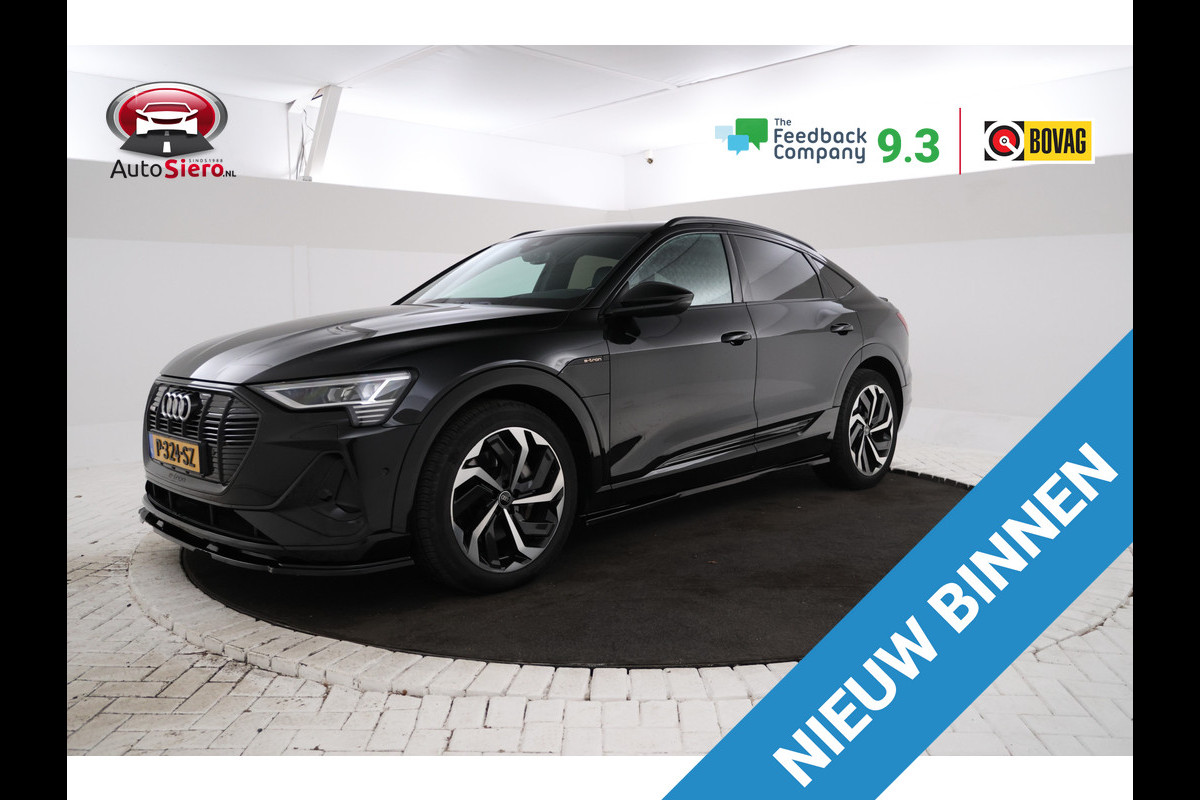 Audi e-tron Sportback 55 quattro S edition 95 kWh Adaptieve Cruise, B&O, Panoramadak, Camera