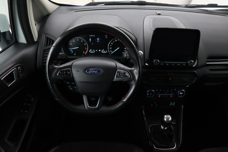 Ford EcoSport 1.0 EcoBoost ST-Line Black | Stoel & stuurverwarming | Camera | Carplay | Half leder | Climate control | Cruise control