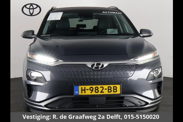 Hyundai Kona EV Premium Two-Tone 64 kWh | Accuconditie: 92% | Navigatie | Leder |