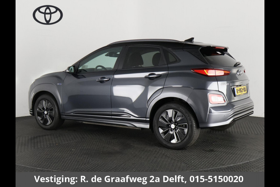 Hyundai Kona EV Premium Two-Tone 64 kWh | Accuconditie: 92% | Navigatie | Leder |