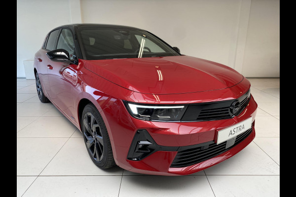 Opel Astra 1.6 TURBO Hybrid 180pk Level 4 (GS) Opel Astra 1.6 TURBO  Hybrid 180pk Level 4 (GS) | Ultimate pack | Navigatie Pro | Adaptive LED | Climate Control met Intelli-Air | Head-up Display |  Panorama Schuif/kantel dak | Winter Pack | 7,4 kW boordlader |