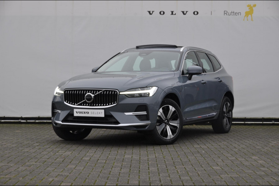 Volvo XC60 T6 350PK Automaat Recharge AWD Plus Bright / Google Infotainment / Parkeersensoren met camera / Lederen Bekleding / Elektrische stoelen met geheugen / Apple carplay / Elektrische achterklep / Keyless entry / Cruise control /