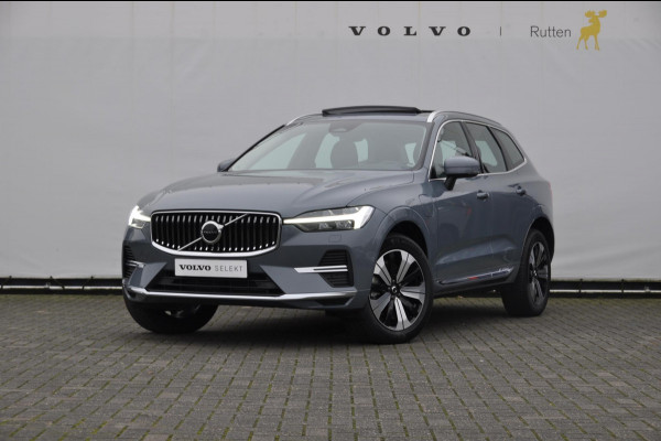 Volvo XC60 T6 350PK Automaat Recharge AWD Plus Bright / Google Infotainment / Parkeersensoren met camera / Lederen Bekleding / Elektrische stoelen met geheugen / Apple carplay / Elektrische achterklep / Keyless entry / Cruise control /