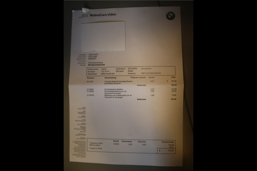 BMW i3 S iPerformance 94Ah 33 kWh / Warmtepomp