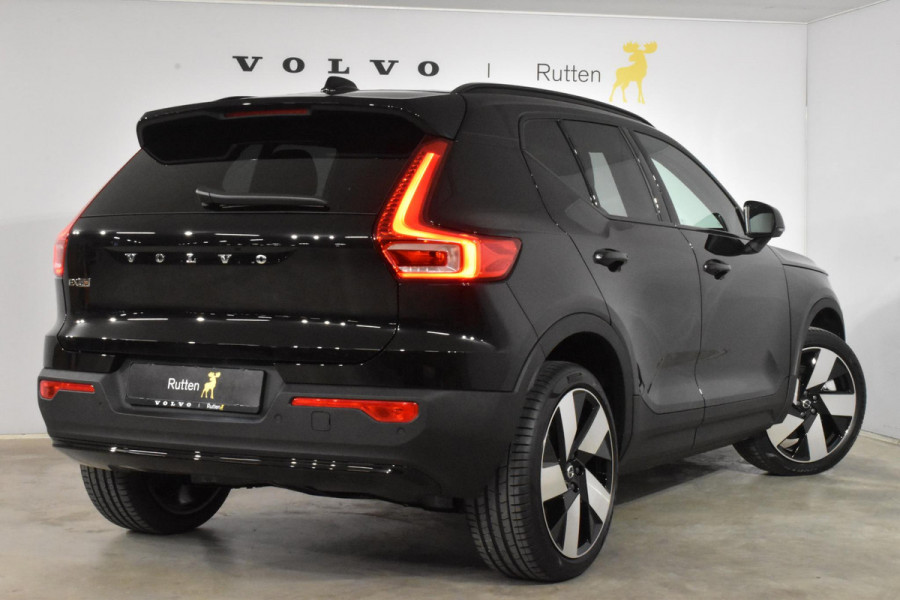 Volvo EX40 252PK Single Motor Extended Range Plus 82 kWh / Driver Assist / Connect Microtech/Nubuck / Extra getint glas achter / 20″ 5-Spaaks Black Diamond Cut