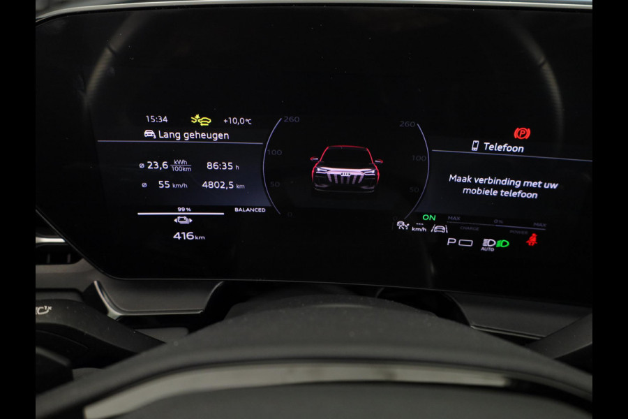 Audi Q6 e-tron First edition 100 kWh 388pk | MMI bijrijdersscherm | 20 inch lichtmetalen velgen | Leder S- line interieur