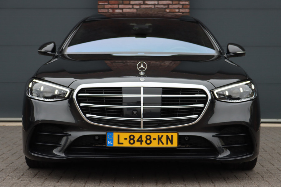 Mercedes-Benz S-Klasse 400d 4MATIC Lang AMG Line Aut9 | Airmatic | Achterasbesturing | Distronic+ | Memory | Stoelventilatie | Massage | Panoramadak | Vlakkenverwarming | Zonweringspakket | Luchtreinigingspakket |