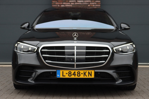 Mercedes-Benz S-Klasse 400d 4MATIC Lang AMG Line Aut9 | Airmatic | Achterasbesturing | Distronic+ | Memory | Stoelventilatie | Massage | Panoramadak | Vlakkenverwarming | Zonweringspakket | Luchtreinigingspakket |