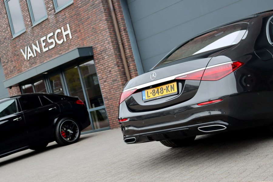 Mercedes-Benz S-Klasse 400d 4MATIC Lang AMG Line Aut9 | Airmatic | Achterasbesturing | Distronic+ | Memory | Stoelventilatie | Massage | Panoramadak | Vlakkenverwarming | Zonweringspakket | Luchtreinigingspakket |