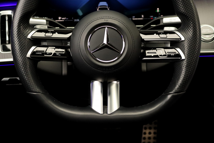 Mercedes-Benz S-Klasse 400d 4MATIC Lang AMG Line Aut9 | Airmatic | Achterasbesturing | Distronic+ | Memory | Stoelventilatie | Massage | Panoramadak | Vlakkenverwarming | Zonweringspakket | Luchtreinigingspakket |