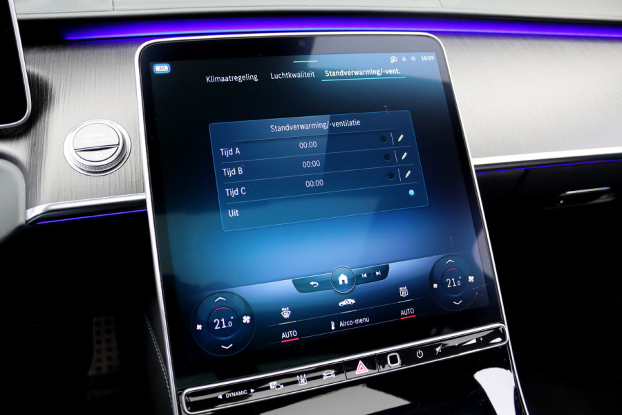 Mercedes-Benz S-Klasse 400d 4MATIC Lang AMG Line Aut9 | Airmatic | Achterasbesturing | Distronic+ | Memory | Stoelventilatie | Massage | Panoramadak | Vlakkenverwarming | Zonweringspakket | Luchtreinigingspakket |