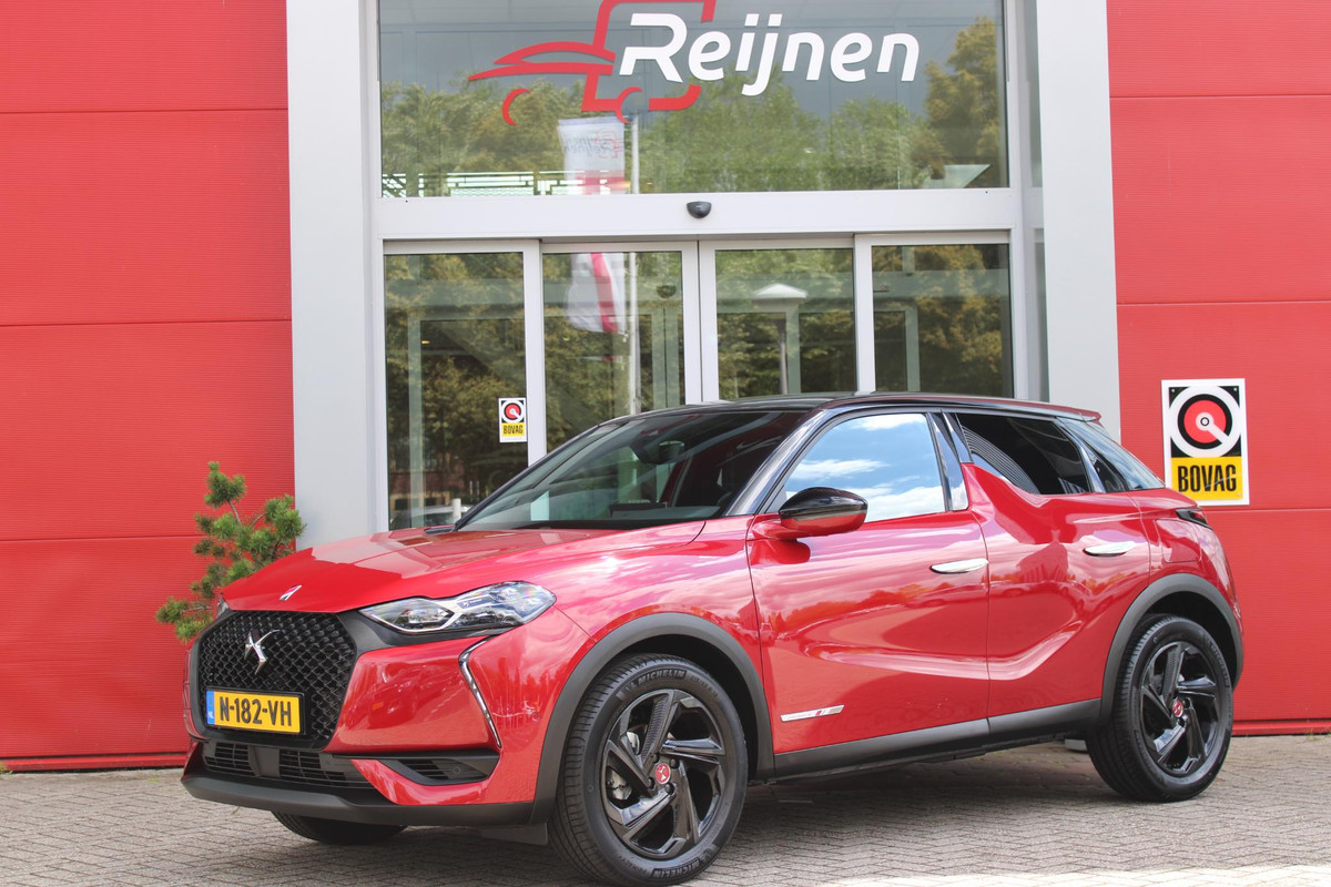 DS DS 3 1.2 130PK AUTOMAAT PERFORMANCE LINE + DS-VISION LED MATRIX KOPLAMPEN | NAVIGATIE 10" | APPLE CARPLAY/ANDROID AUTO | ADAPTIVE CRUISE CONTROL | CLIMATE CONTROL | ALCANTARA DASHBOARD | DIGITAAL INSTRUMENTENPANEEL | 18" LICHTMETALEN VELGEN BOSTON | DODEHOEK BEWAKING | PARKEER SENSOREN VOOR / ACHTER | EXTRA GETINTE ACHTERRUITEN | DS DS 3 1.2 130PK AUTOMAAT PERFORMANCE LINE + DS-VISION LED MATRIX KOPLAMPEN | NAVIGATIE 10" | APPLE CARPLAY/ANDROID AUTO | ADAPTIVE CRUISE CONTROL | CLIMATE CONTROL | ALCANTARA DASHBOARD | DIGITAAL INSTRUMENTENPANEEL | 18" LICHTMETALEN VELGEN BOSTON | DODEHOEK BEWAKING | PARKEER SENSOREN VOOR / ACHTER | EXTRA GETINTE ACHTERRUITEN |